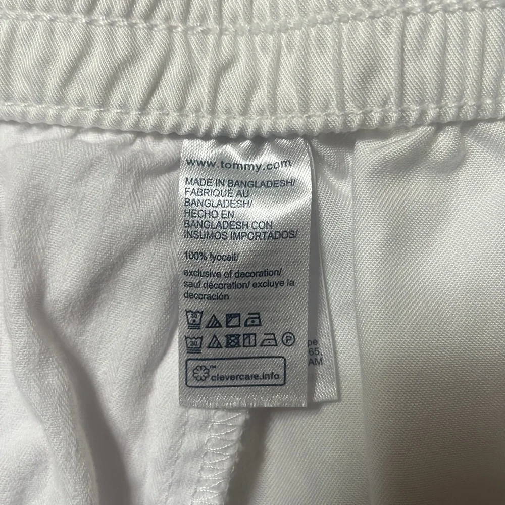 Tommy Hilfiger Shorts Sz S/P Drawstrings Elastic Waist 100% Lyocell Vacation